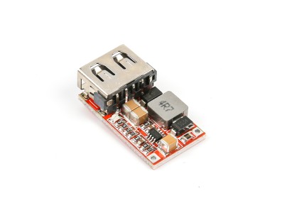 M&oacute;dulo DC-DC step-down 97,5% de efici&ecirc;ncia, entrada de 6 a 24 V, sa&iacute;da USB 5 V 3 A - Imagem 6