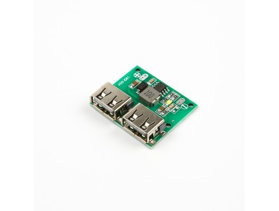 M&oacute;dulo estabilizador DC-DC 9V/12V/24V para 5V 3A, dupla sa&iacute;da USB - Imagem 2