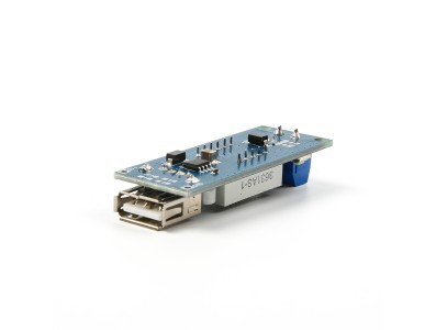 M&oacute;dulo conversor buck DC-DC 4,5 a 40 V para 5 V 2 A com carregador USB e volt&iacute;metro - Imagem 5