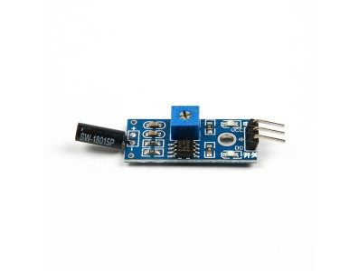 M&oacute;dulo sensor de vibra&ccedil;&atilde;o SW1801P 3 pinos normalmente aberto - Imagem 1