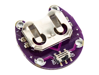 Porta-bateria LilyPad para pilha bot&atilde;o CR2032, m&oacute;dulo de montagem - Imagem 1