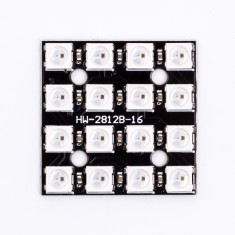 M&oacute;dulo LED RGB WS2812B 4x4 (matriz 16 LEDs)