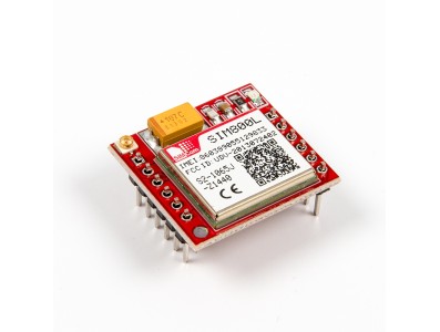 M&oacute;dulo SIM800L GPRS GSM microSIM Quad-band Placa core compacta com porta serial TTL - Imagem 6
