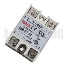 Rel&eacute; de Estado S&oacute;lido SSR-25DA, acess&oacute;rio para Arduino