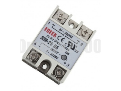 Rel&eacute; de Estado S&oacute;lido SSR-25DA, acess&oacute;rio para Arduino - Imagem 1