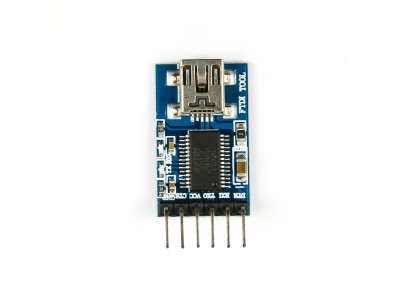 Conversor USB para TTL FT232RL (FTDI), suporta alimenta&ccedil;&atilde;o dupla 3,3V/5V, debugger MWC - Imagem 1