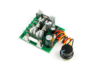Controlador PWM universal para motor DC, regulador de velocidade cont&iacute;nuo, alta efici&ecirc;ncia, 6V a 90V, 15A - Imagem 2