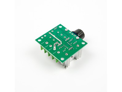 Controlador PWM de velocidade para motor DC 12 V a 40 V 10 A com potenci&ocirc;metro e suporte - Imagem 4