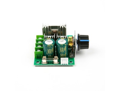 Controlador PWM de velocidade para motor DC 12 V a 40 V 10 A com potenci&ocirc;metro e suporte - Imagem 6