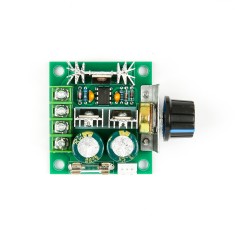 Controlador PWM de velocidade para motor DC 12 V a 40 V 10 A com potenci&ocirc;metro e suporte