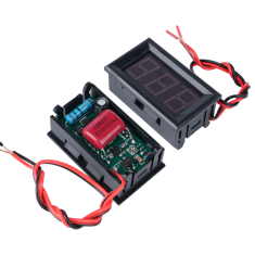 Volt&iacute;metro AC Vermelho 0,56'' Dois Fios 70 a 500 V (AC 220 V)