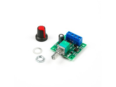 Regulador PWM para motor DC 1,8V/3V/5V/6V/12V 2A com fun&ccedil;&atilde;o de interruptor para controle de velocidade - Imagem 2