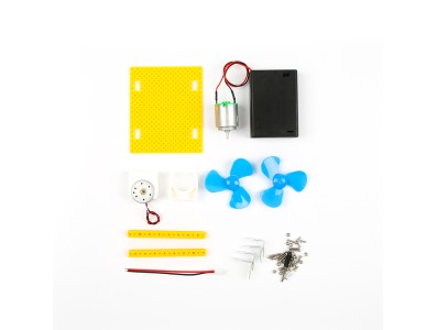 Micro gerador e&oacute;lico anal&oacute;gico com motor DC - Imagem 2