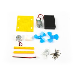 Micro gerador e&oacute;lico anal&oacute;gico com motor DC