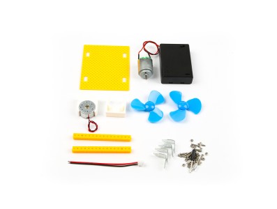 Micro gerador e&oacute;lico anal&oacute;gico com motor DC - Imagem 1