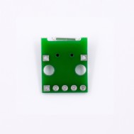 Conector Micro USB Tipo B f&ecirc;mea 5 pinos vertical DIP 2,54 mm para soldagem em placa
