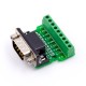 Placa conversora RS232/RS485 com conector DB9 macho e terminal de parafuso 9 pinos - Thumb - 2