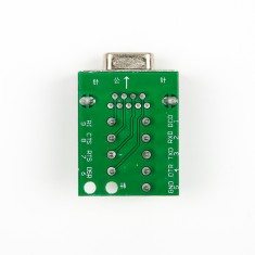 Conector Serial DB9 F&ecirc;mea com Terminal de Parafuso RS232/RS485 9 pinos
