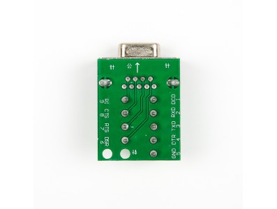 Conector Serial DB9 F&ecirc;mea com Terminal de Parafuso RS232/RS485 9 pinos - Imagem 1
