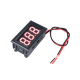 Volt&iacute;metro DC 0,56'' 2 fios 4,5&ndash;30 V vermelho - Thumb - 1