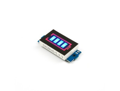 M&oacute;dulo indicador de capacidade para bateria 1S 18650 LiPo - Imagem 2