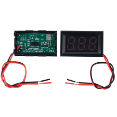 Volt&iacute;metro DC 0,56 polegadas 3,5 a 30 V dois fios verde
