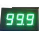 Volt&iacute;metro DC 0,56'' 0-100V tr&ecirc;s fios visor verde - Thumb - 1