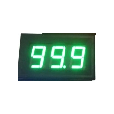 Volt&iacute;metro DC 0,56'' 0-100V tr&ecirc;s fios visor verde