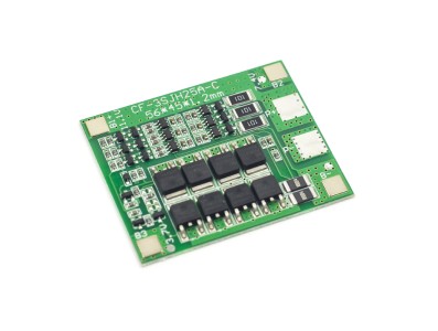 Placa de prote&ccedil;&atilde;o para baterias de l&iacute;tio 3S (18650) 11,1V a 12,6V com balanceamento e prote&ccedil;&atilde;o de carga e descarga 25A - Imagem 3