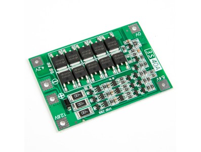 Placa de prote&ccedil;&atilde;o para bateria de l&iacute;tio 3S 18650 11,1V/12,6V 40A com balanceamento - Imagem 2