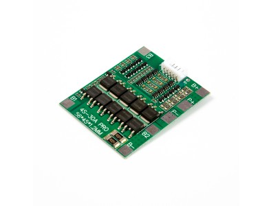 Placa de prote&ccedil;&atilde;o para bateria de l&iacute;tio 4S 30A (18650) 14,8V/16V com cabo - Imagem 3