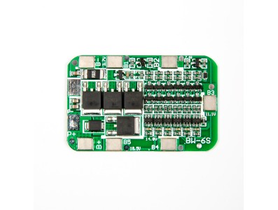 Placa de Prote&ccedil;&atilde;o BMS 6S para 18650 22V/24V 15A - Imagem 1