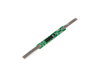 Placa de prote&ccedil;&atilde;o BMS 1S 3,7V 4,5A para bateria Li-ion 18650 3MOS - Imagem 1