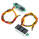 Volt&iacute;metro DC tr&ecirc;s fios 0,28 polegada 0 at&eacute; 100 V vermelho - Thumb - 1