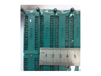 Soquete ZIF universal 40 pinos para CI DIP (corpo estreito, MOQ 10) - Imagem 1