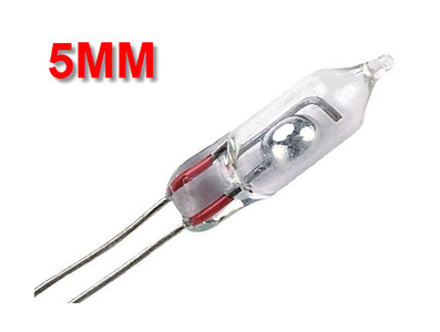 Interruptor de inclina&ccedil;&atilde;o de merc&uacute;rio 5 mm / 4 mm para Arduino - Imagem 1