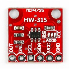 M&oacute;dulo Breakout CJMCU-MCP4725, DAC I2C, placa de desenvolvimento
