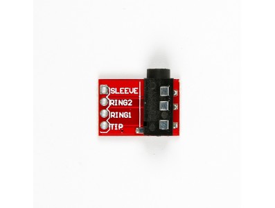 CJMCU-TRRS M&oacute;dulo de Interface 3,5 mm TRRS &Aacute;udio MP3 Est&eacute;reo para Fones, Microfone e V&iacute;deo - Imagem 1