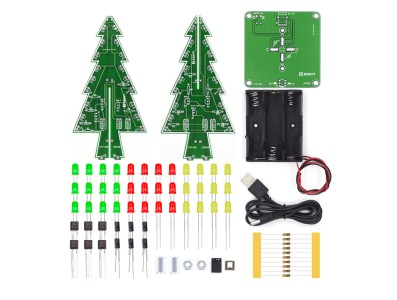 Kit DIY LED &Aacute;rvore de Natal 3D - Imagem 1