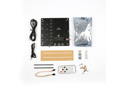 Kit DIY Cubo LED 8x8x8 Music, projeto eletr&ocirc;nico maker - Imagem 3