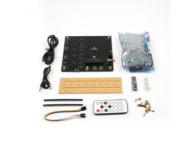 Kit DIY Cubo LED 8x8x8 Music, projeto eletr&ocirc;nico maker - Imagem 6