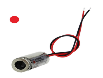 Cabe&ccedil;a laser vermelha 650 nm 5 mW, di&acirc;metro 12 mm, acess&oacute;rio para Arduino - Imagem 1