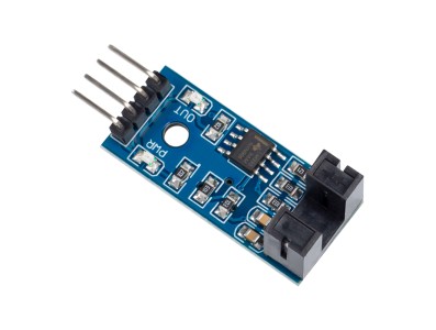M&oacute;dulo sensor encoder contador de velocidade com acoplador de ranhura LM393 - Imagem 4