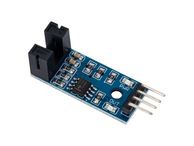 M&oacute;dulo sensor encoder contador de velocidade com acoplador de ranhura LM393 - Imagem 1
