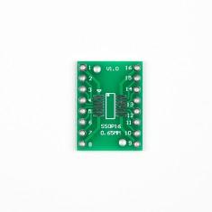 Adaptador SOP16 para DIP16, placa soquete conversora 0,65 mm e 1,27 mm corpo estreito