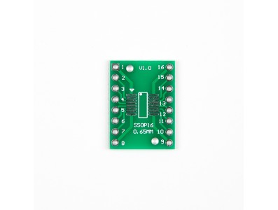 Adaptador SOP16 para DIP16, placa soquete conversora 0,65 mm e 1,27 mm corpo estreito - Imagem 1