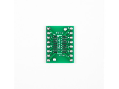Adaptador SOP16 para DIP16, placa soquete conversora 0,65 mm e 1,27 mm corpo estreito - Imagem 4