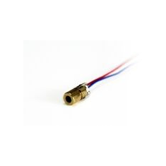 Cabe&ccedil;a laser 6 mm 650 nm 5 mW, ponteira em cobre, 5 V para Arduino