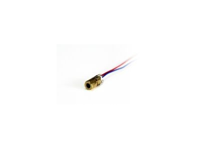 Cabe&ccedil;a laser 6 mm 650 nm 5 mW, ponteira em cobre, 5 V para Arduino - Imagem 1
