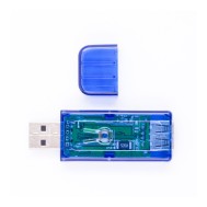 Detector USB, volt&iacute;metro e carregador com tela OLED 0,91"
